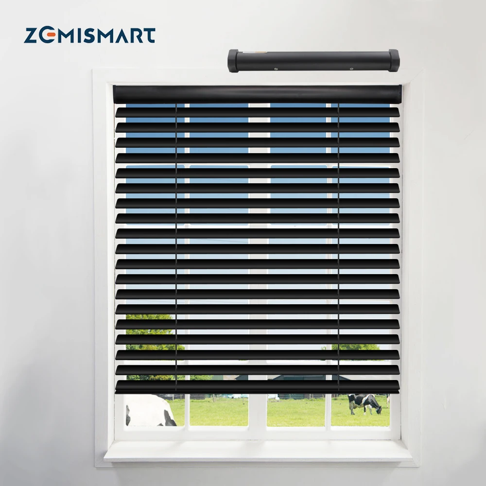 Zemismart Tuya WiFi Electric Roller Shade Motor Aluminum Blinds Customized Honeycomb Curtain Alexa Google Home SmartLife Control