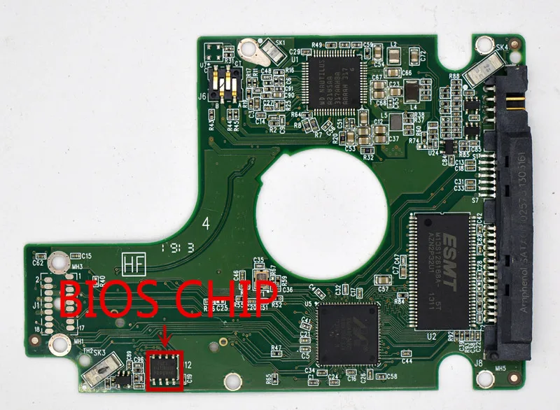 HDD PCB circuit board / 2060-771960-000 REV A  2060 771960 000 / 771960-300 , 771960-600 , 771960-200