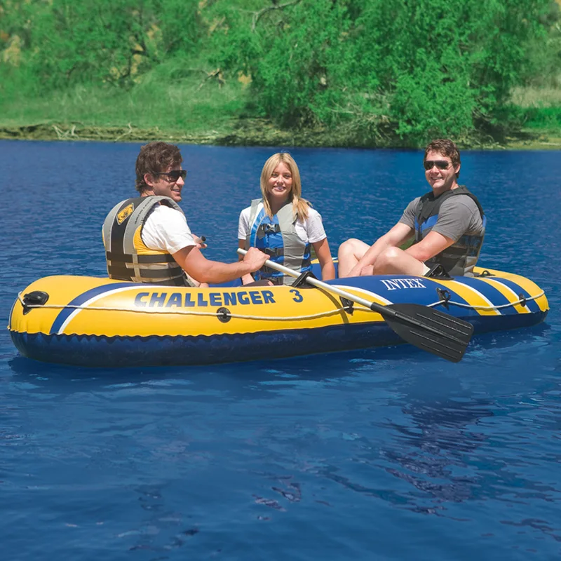 Challenger 68367 two inflatable fishing boats with thick rafts rowing charge floating boat