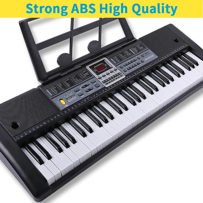 Professional Piano Keyboard 61Keys Musical Instruments Electronic Midi Controller Children\'s Digital Synthesizer Organizers