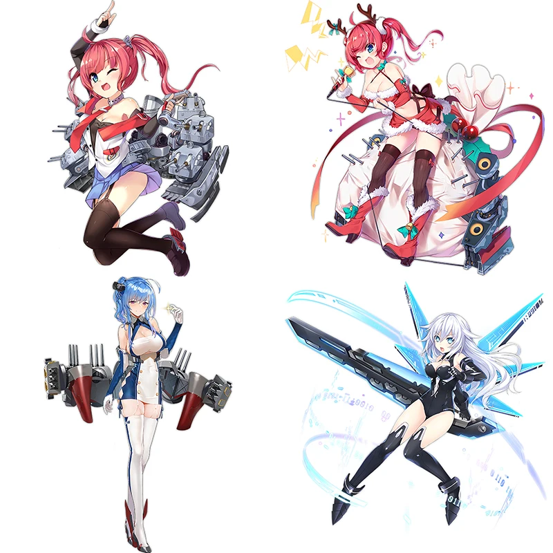 Three Ratels CYX15 Most complete Azur Lane  IJN I19 PVC Anime sticker for car bike motorcycle laptop wall stickers