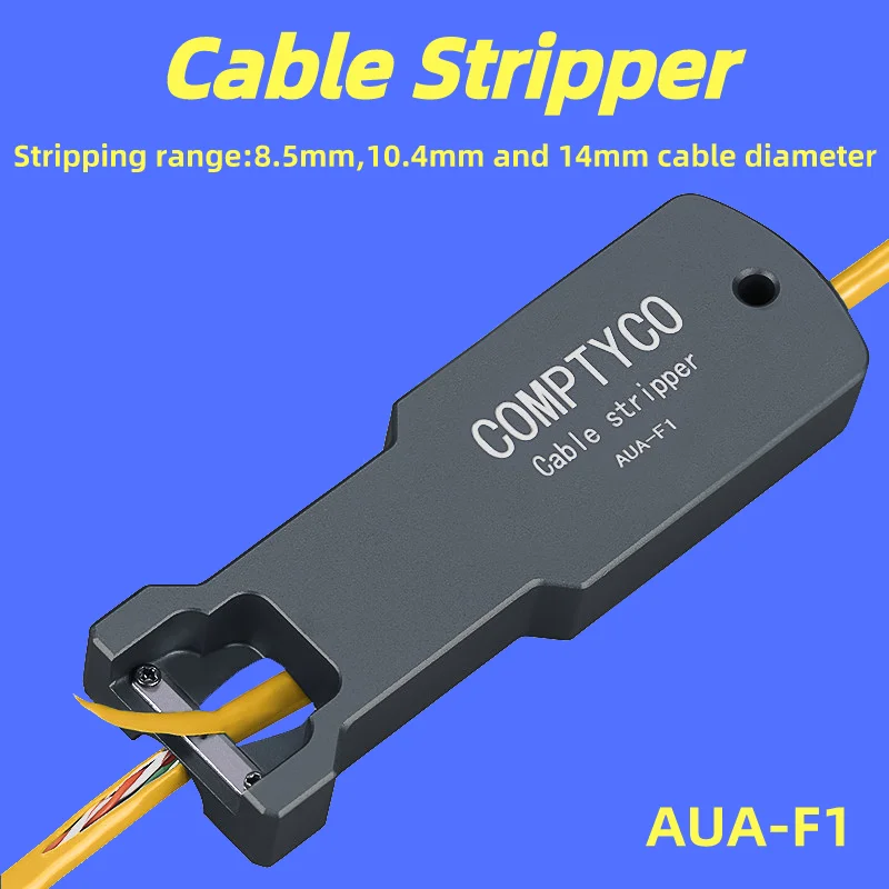 

AUA-F1 Optical Fiber Longitudinal Stripper 8.5mm 10.4mm 14mm Cable Stripper Cable Sheath Slitter Cable Jacket Cutter Tools