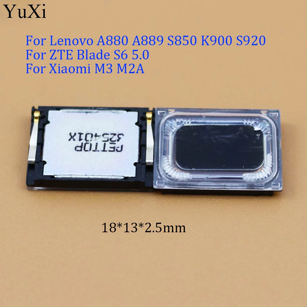 YuXi Universal Loud Speaker buzzer  For Lenovo A880 A889 S850 K900 S920/ for ZTE Blade S6 5.0/ For Xiaomi M3 M2A 18*13*2.5 mm