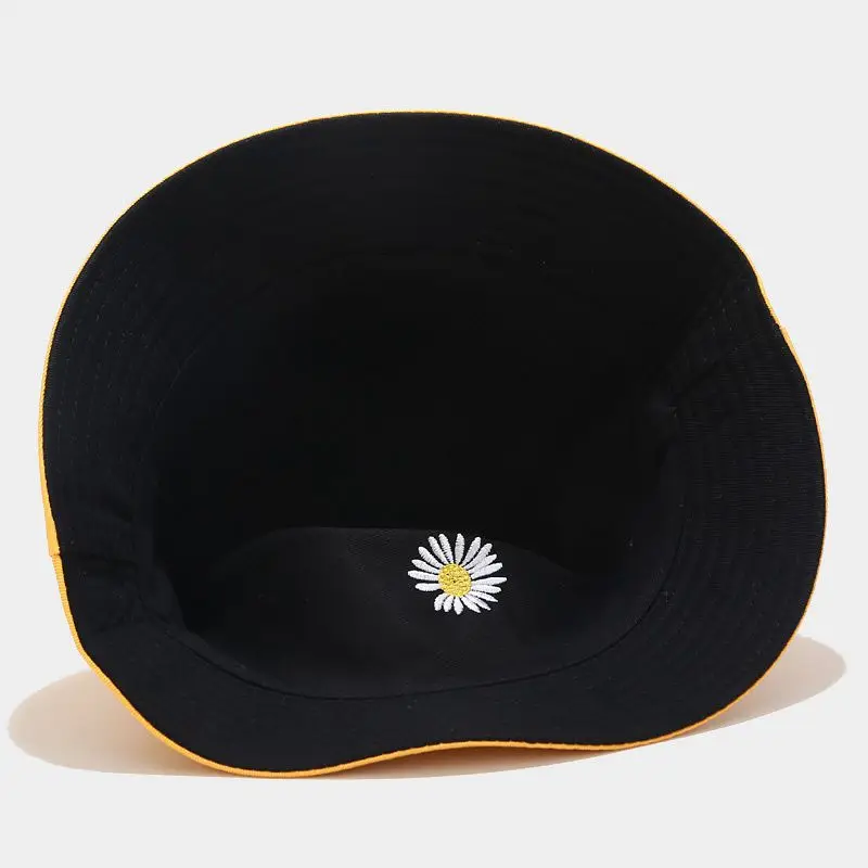 2020 Cotton Flower Two Sides Embroidery Bucket Hat Fisherman Hat Outdoor Travel Hat Sun Cap for Men and Women 176