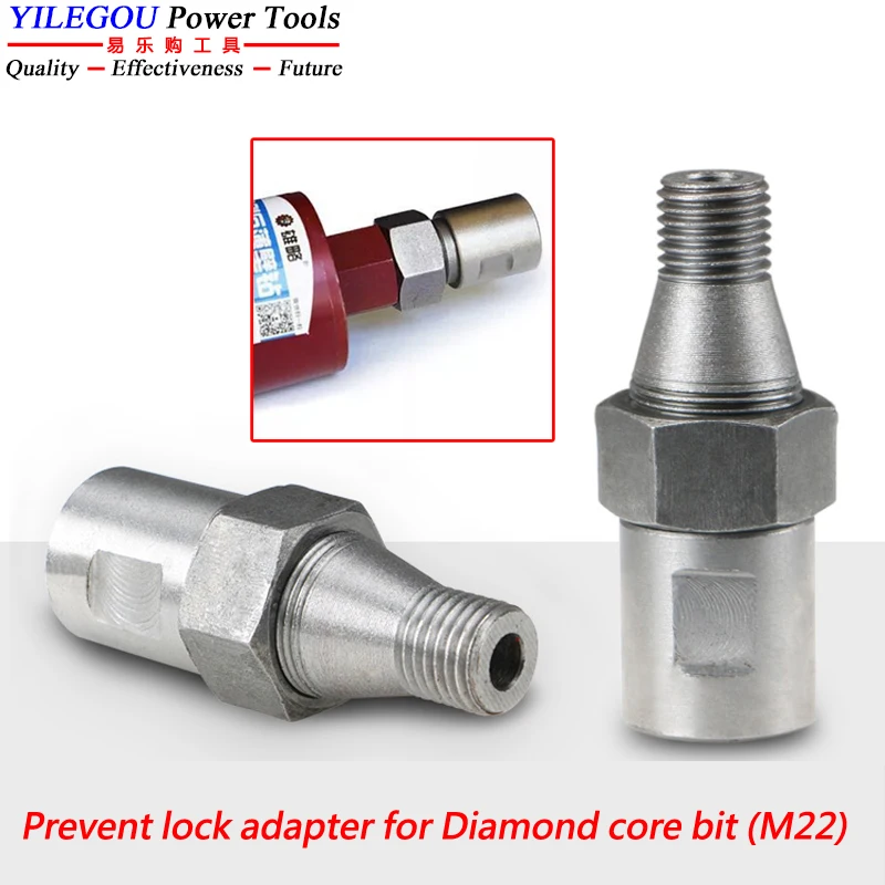 

Prevent Lock Adapter Use For Diamond Core Bit. Diamond Drill Precaution Lock Adapter. Arbor Of Prevent Stuck. Thread: M22x2.5