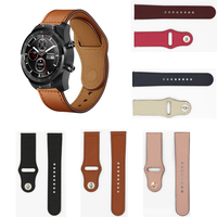 Quality Leather Watch Band Strap for Ticwatch 2 E Smart Watch Repleacement Wristband for Ticwatch Pro E2 S2 GTX Pro3 Pro 2020 4G