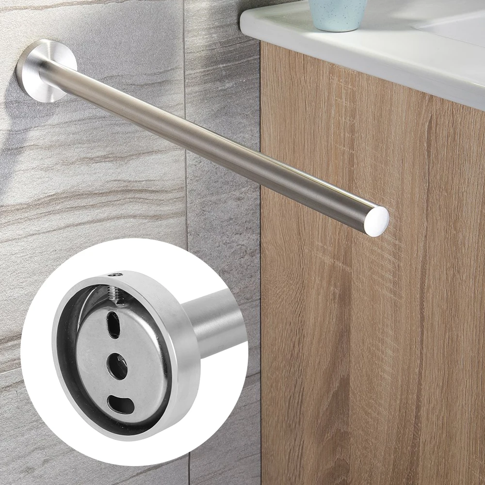 Towel Holder 40cm Stainless Steel Kitchen Bathroom Towel Holder for Towels Bar Rail Hanger Towel Rack