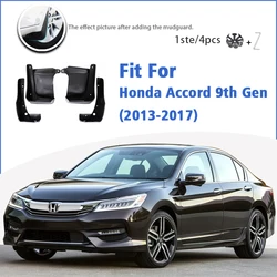 Mudguard For Honda Accord 9th Gen 2013-2017 Front Rear 4pcs Mudflaps Mudguards Car Accessories Auto Styline Splash Guard Fender