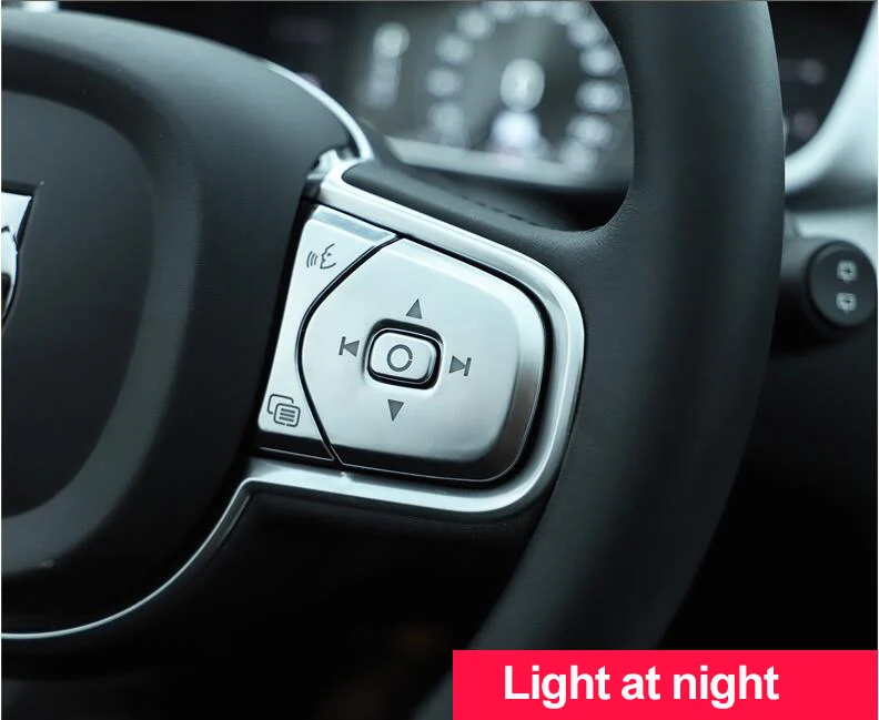 Für Volvo XC90 S90 V90 XC60 S60 V60 Lenkrad Links Rechts Tasten Dekoration Innenraum-Modifikation Autoteile Autoaufkleber – Detail 8