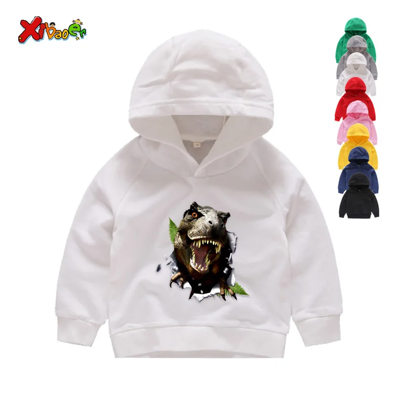 

Kids Long Sleeves Dinosaur Hoodies Boys Cartoon Tyrannosaurus Rex Print Hoodies Sweatshirts Kids Winter Long Sleeves Hoodies 6T