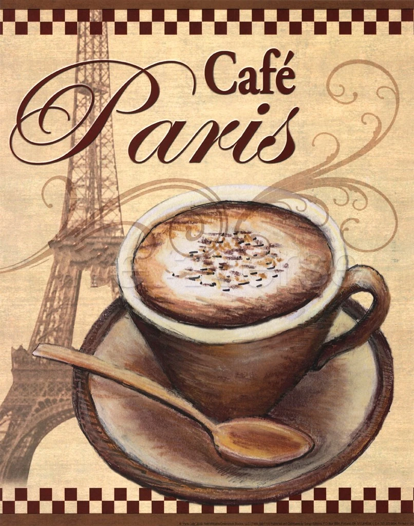 JMINE Div 5D Coffee Time cup Eiffel Tower Full Diamond Painting cross stitch kits art Scenic 3D paint by diamonds