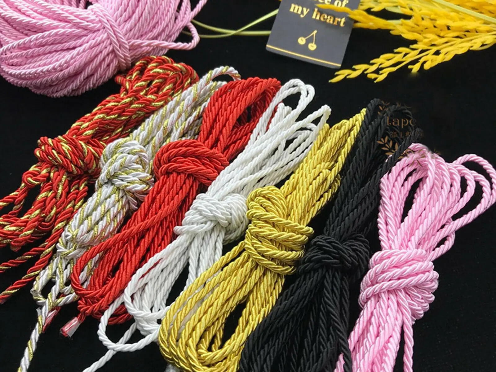 10 Meters (32.8 feets) Twist String Twine Rope Bracelet Jewelry Cord Synthetic Silk Thread Jewelry Craft Cord