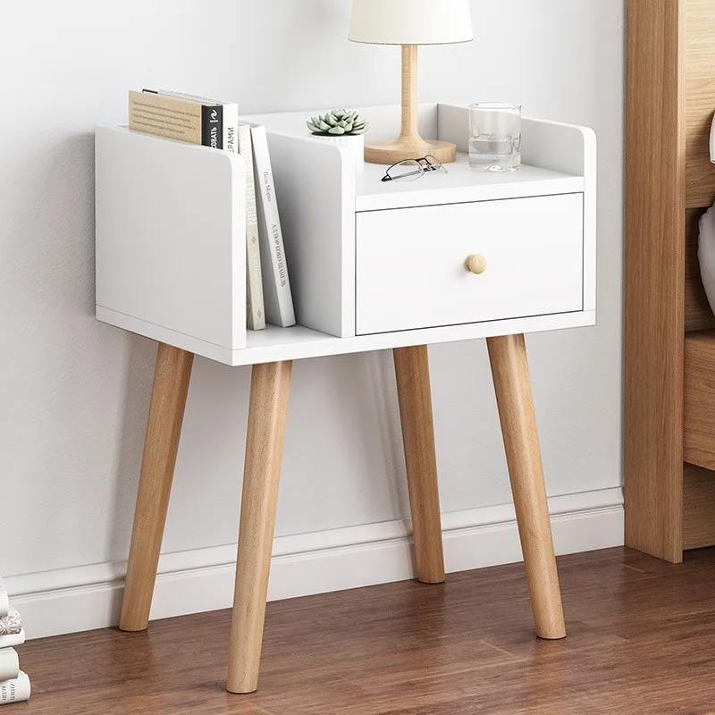 

Nordic Simple Bedside Cabinet Modern Bedside Storage Cabinet Mini Storage Shelf Bookcase Cabinet Bedside Table