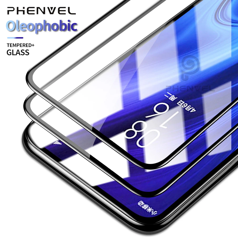 Oleophobic Tempered Glass Screen Protector For Xiaomi Mi 9T 9 10T 11 Lite Enhanced Protective Glass