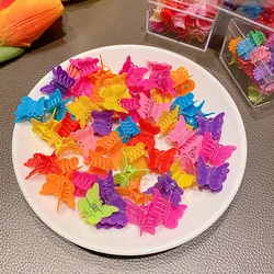 20 Pcs/Lot Butterfly Small Hair Clips Claw Baby Girls Cute Candy Color Flower Bear Hair Clip Children Hairpin Hair Accessories