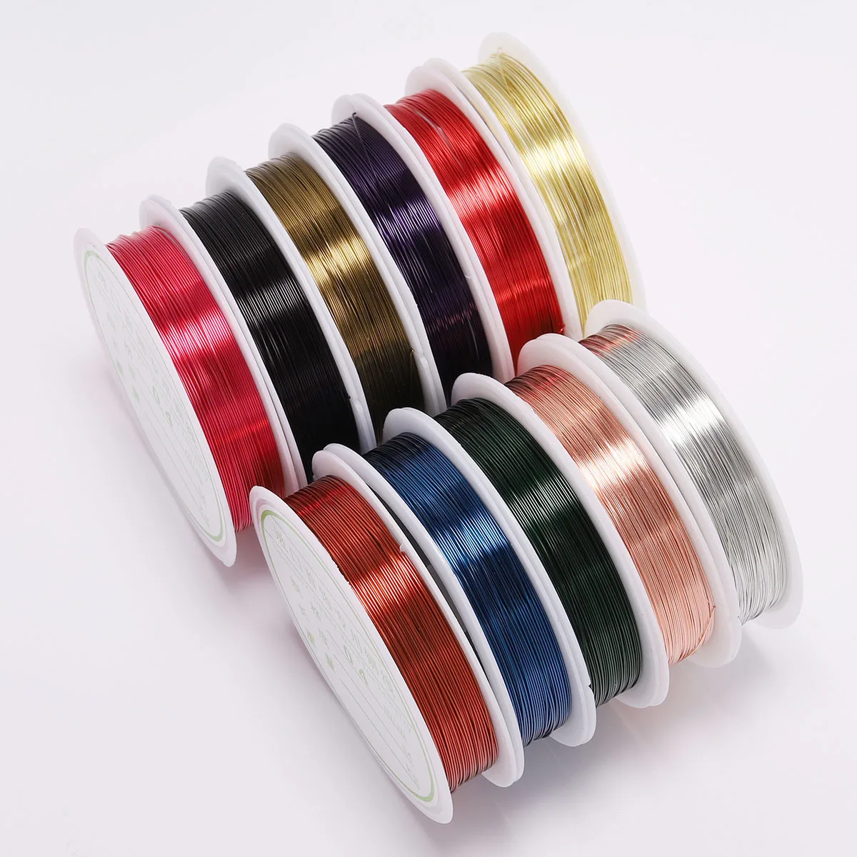 1Roll Gold Blue Green Sturdy Alloy Copper Wire Beading Cord String Findings DIY Beading Wire For Jewelry Makings Supplies