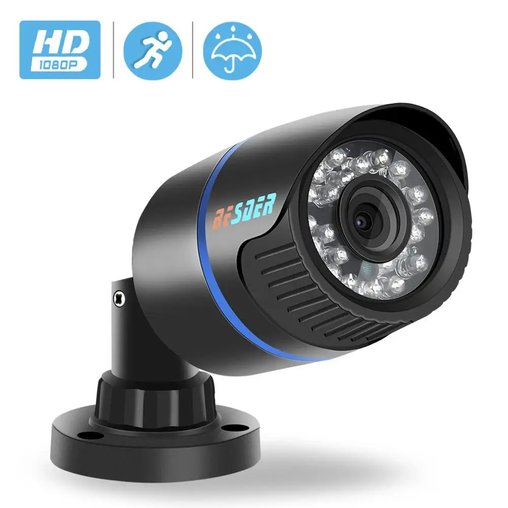 

BESDER 1080//960P/720p Full HD IP Camera Bullet Outdoor Waterproof Security Camera XMEye 20m Night Vision Motion Detect RTSP P2P