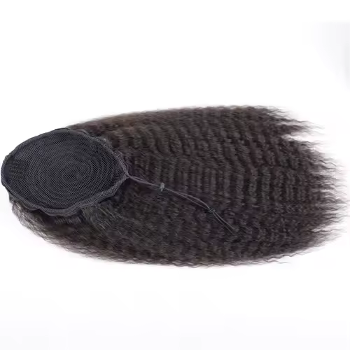 Fake Synthetic Drawstring Ponytail Elastic Hair Extension For Women Kinky Curly Ponytail Synthetic Hair High Puff Afro Hairpiece - Image 4