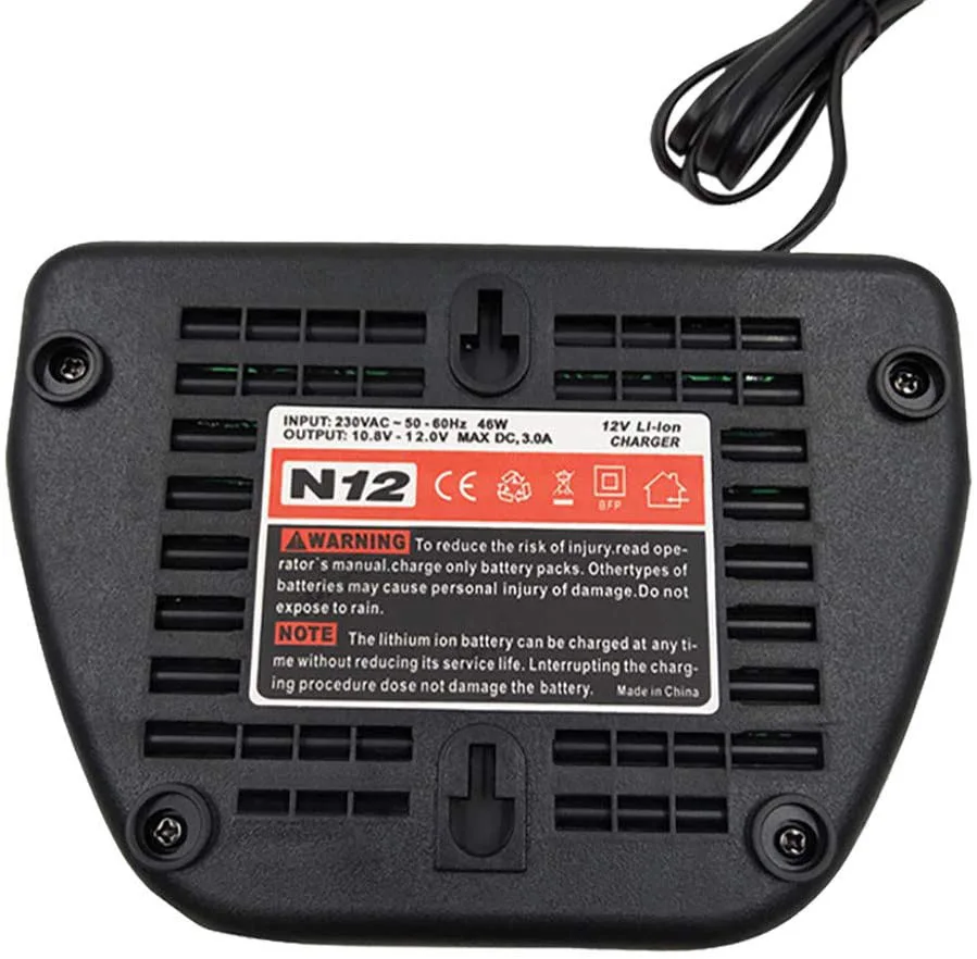 الاتحاد الأوروبي التوصيل Ac220-240V ليثيوم أيون شاحن ل ميلووكي N12 المدخلات الناتج 12 فولت 10.8 فولت 48-59-2401 48-11-2402 أدوات كهربائية