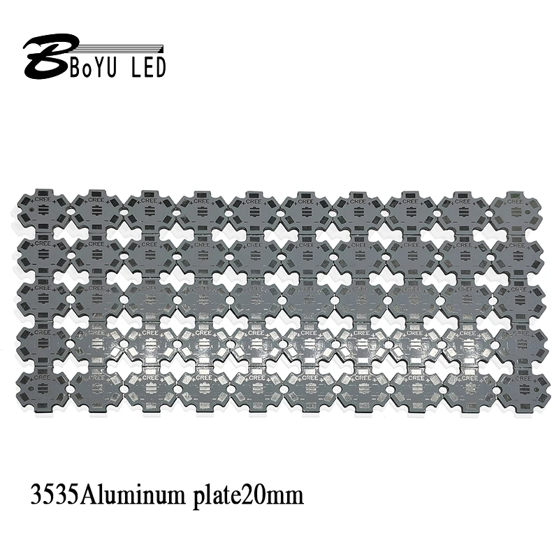 50pcs CREE LED3535 XPE chip lamp beads ceramic lamp beads aluminum substrate heat sink 12mm PCB 14mm PCB 16mm PCB 20mm PCB