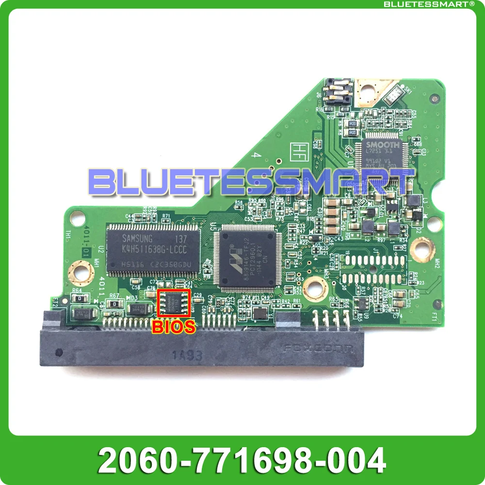 Placa lógica PCB HDD 2060-771698-004 REV A/P1/P2 para WD 3,5 SATA, reparación de disco duro, recuperación de datos