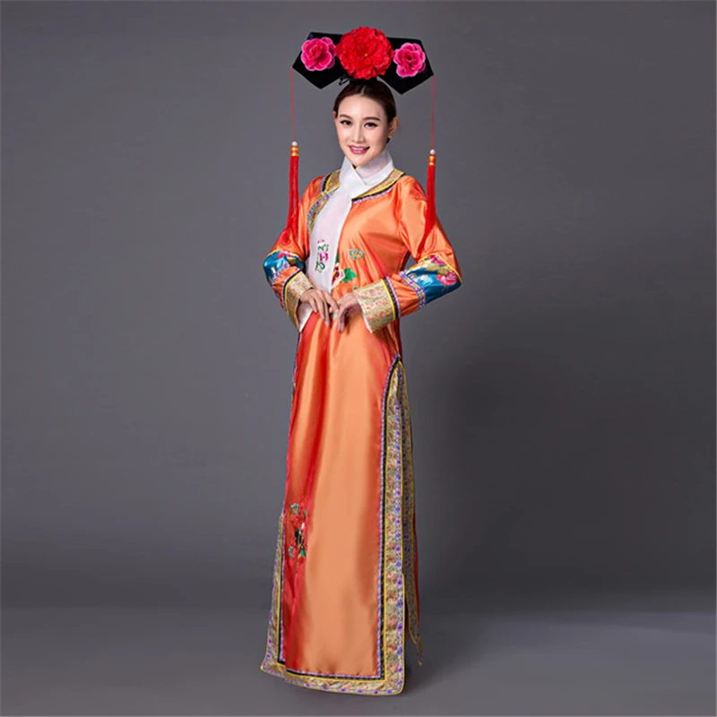 

Qing Dynasty County Lord also Zhugege costumes anti-string Manchu flag clothing studio costumes Chinese style