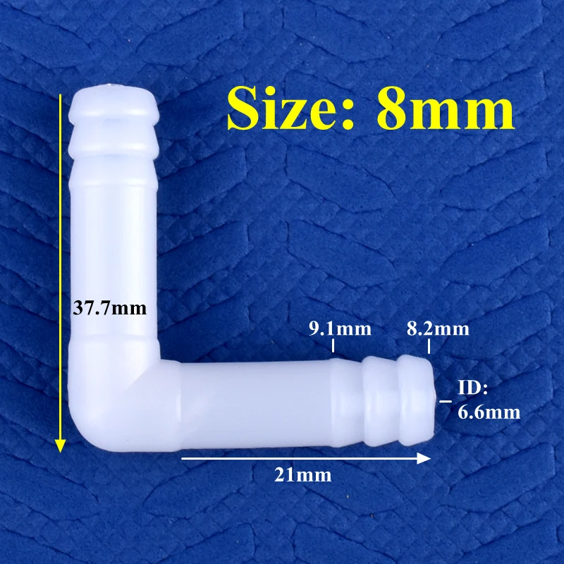 5〜500個のエルボーコネクタ,8mm,10mm,水族館の散水および庭の灌漑用のエアポンプ