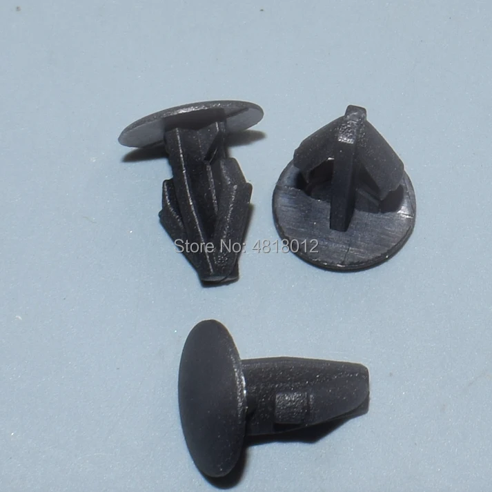 Worldgolden 100 Buah Klip Penahan Insulasi Tudung Otomatis Cocok dengan Lubang 6Mm untuk Honda Honda #91520-SM4-C010,91520-SM4-C01