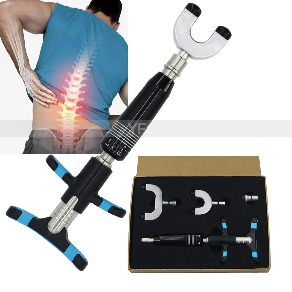 

Best Chiropractic Adjusting Instrument 6 Levels Manual Chiropractic Instrument Spine Activative Back Bone Manual massager