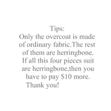 Men's Winter Groom Suit 4 Pieces #3