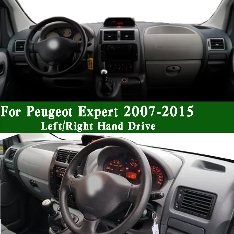 For Peugeot Expert Furgon Tepee 2007-15 Dashmat Dashboard Cover Instrument Panel Sunscreen Pad Dash Mat Anti-Dirt Proof Ornament