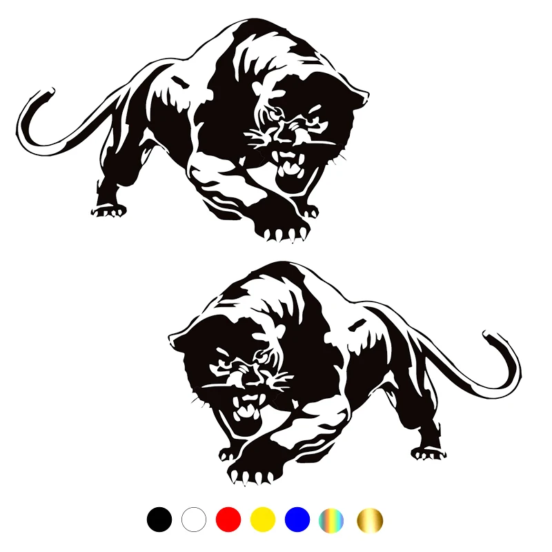 CS-733#19*12cm black Panther funny car sticker vinyl decal  for auto car stickers styling car decoration