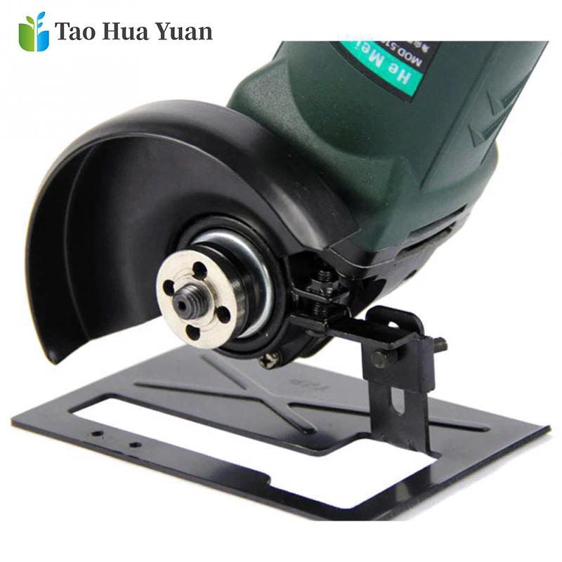 Cutting Machine Support Angle Grinder Holder Shield Guard Bracket Metal Cover Holder Support Base Bracket Stand Cutting Machine