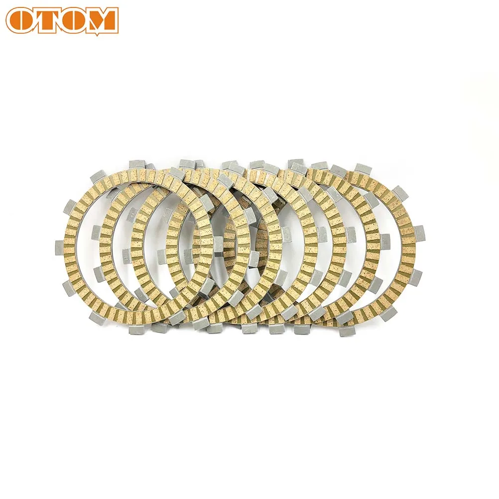 

OTOM Motorcycle Clutch Plates Fibrous Material Of Paper Composite Kit For KAWASAKI KLX300 KLX250 YF300 LONCIN 300R LX300-6A VOGE