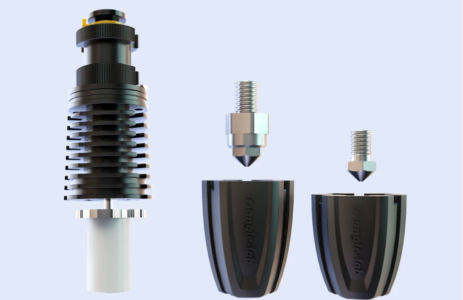Trianglelab ® Rapido Hotend K500 Druckleistung bis zu 75mm³/s 115W Hochtemperatur 350°C für DDB Extruder Ender3 V2 CR10 V3 – Detail 22