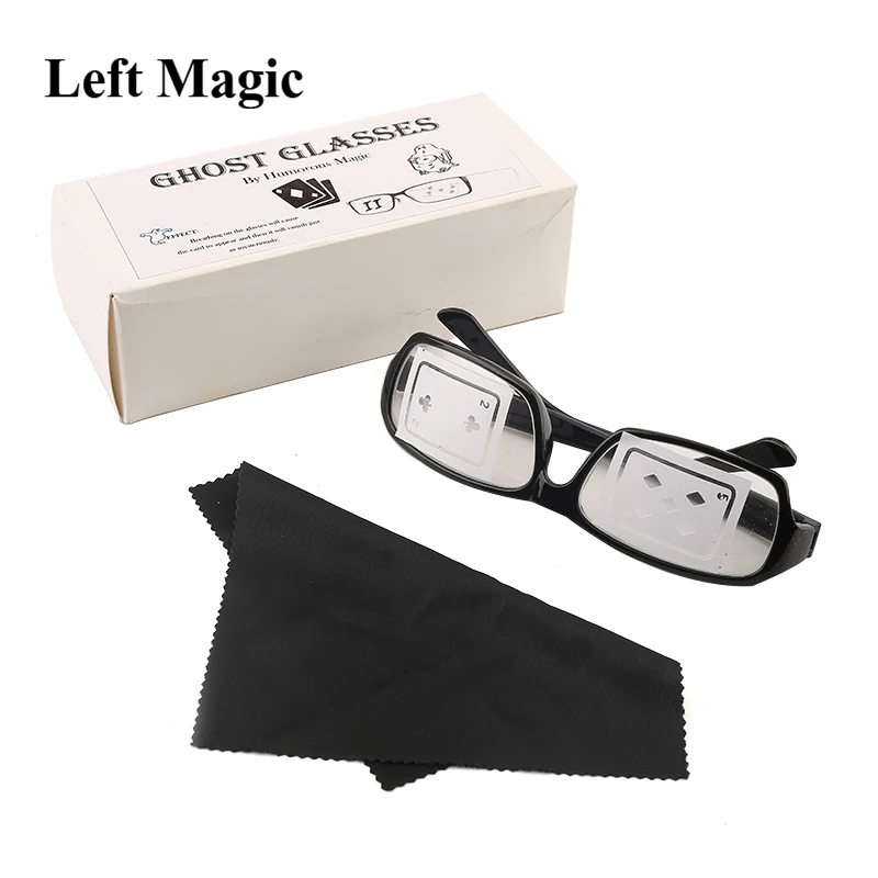 

Magic Ghost Glasses 2.0 version Magic Tricks Selected Card Appears On Glass Magia Close Up Illusions Prop Accessories Mentalism