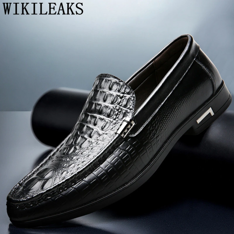 mens dress shoes loafers crocodile shoes wedding shoes men fashion zapatos de vestir para hombre zapatos de hombre de vestir for