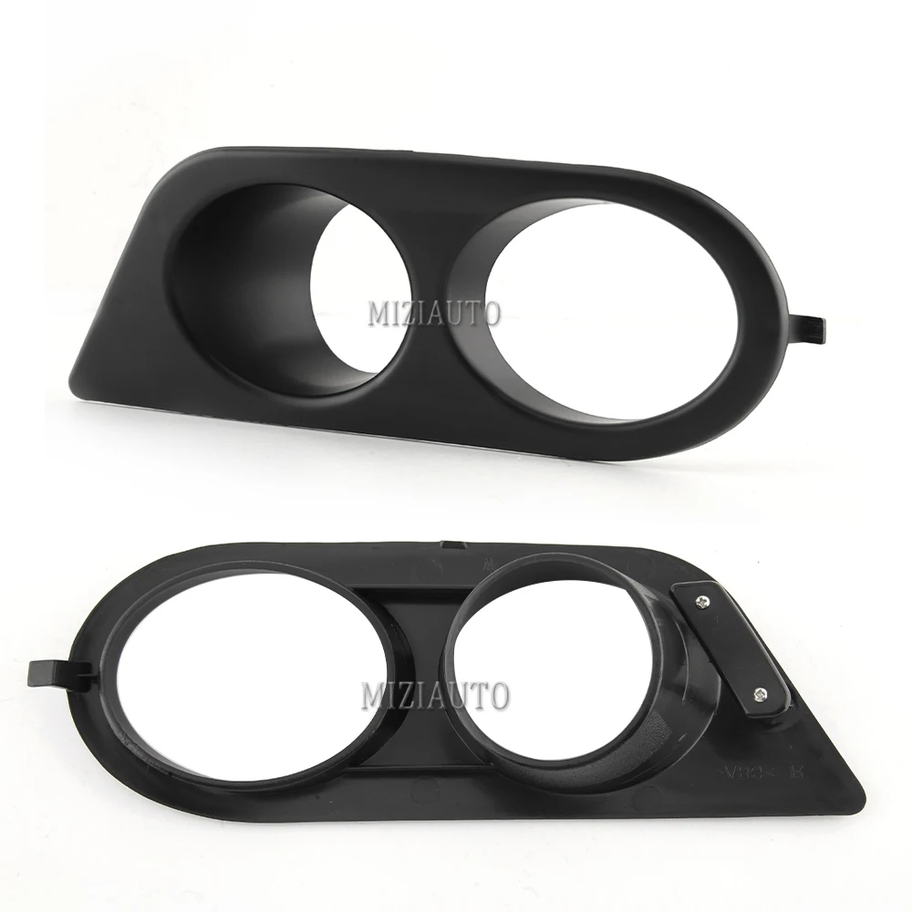 2pcs Car Led Fog Light Covers For BMW E46 M3 2001-2006 Glossy Black Surround Air Duct Fog Lights Cover Frame Hole Headlight