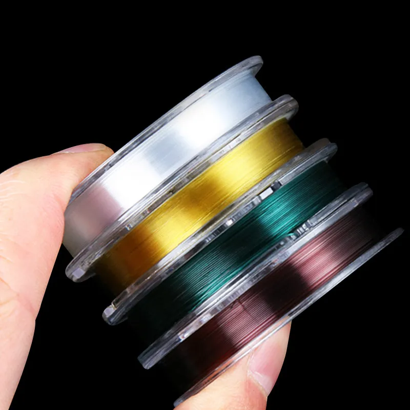 50m 2pcs 0.4#-4.0# Nylon Line Fluorocarbon Competion Fishing Line Super Strong Pull Sinking Line for Black Pit Fishing Tackle