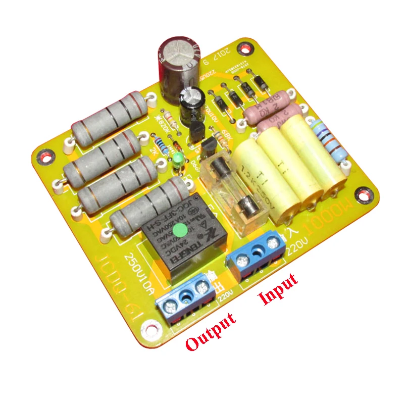 1000W 220V Power Amplifier Power-on Delay Soft Start Protection Board