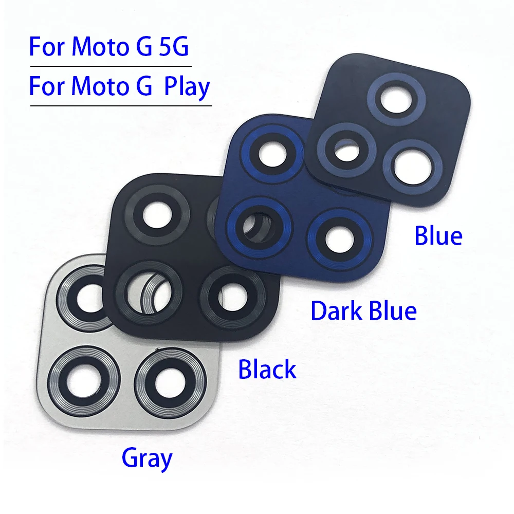 NEW Camera Glass Lens For Motorola Moto G G9 Play Plus Power G10 G20 G30 G Stylus Rear Back Camera glass Lens With Adhesive