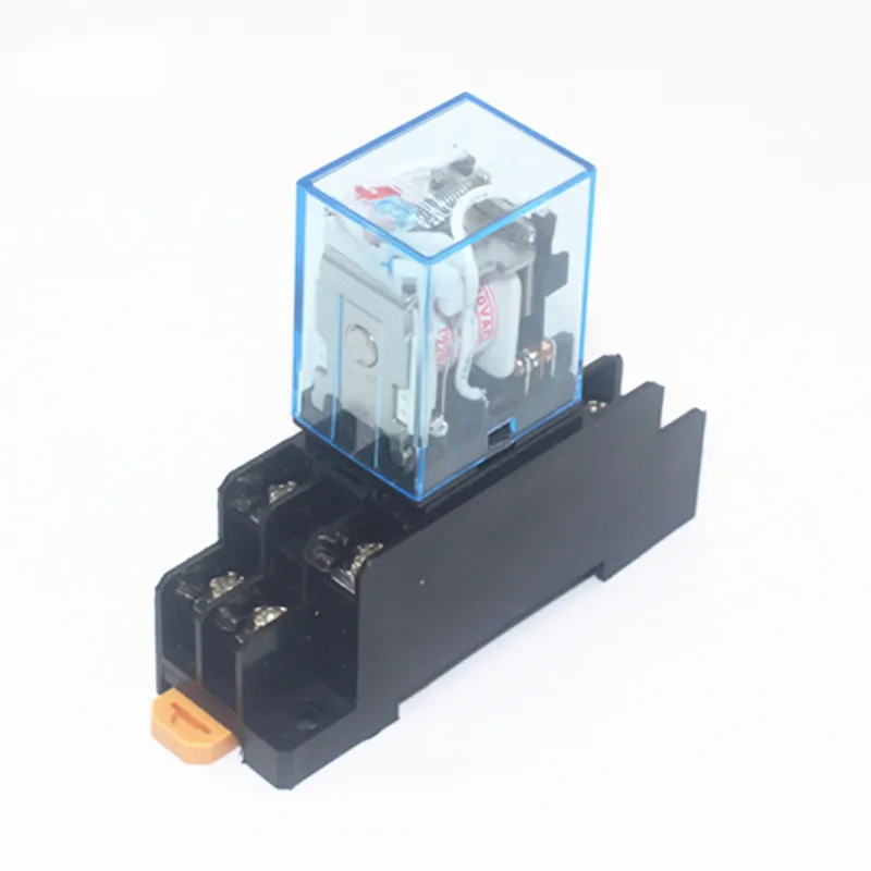 MY2P HH52P MY2NJ Relay Coil General DPDT Micro Mini Electromagnetic Relay Switch with LED AC 110V 220V DC 12V 24V  36V 380V