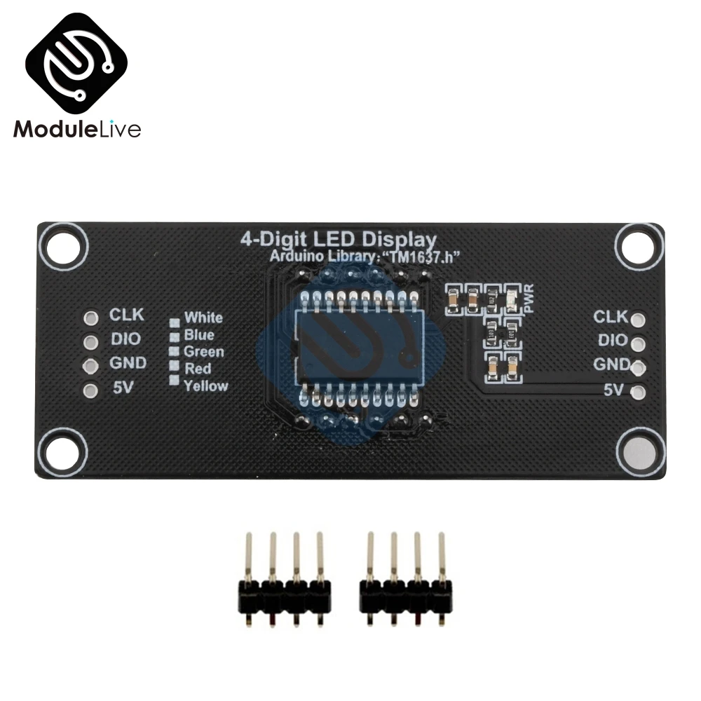 0.56 Inch 4 Bit 4-Digit LED Digital Display Tube Module 5V 7 Segments TM1637 0.56\