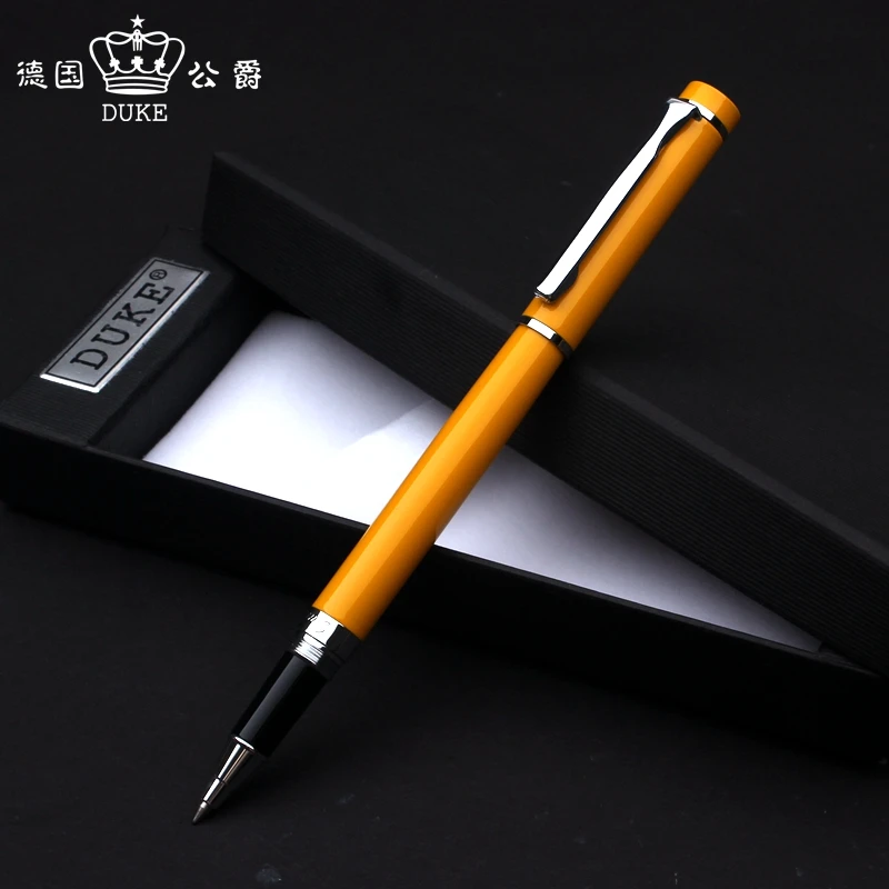 Brand duke P3 ball point pen red black yellow business classic writing GIFT Rollerball Pen Stationery Office Supplies