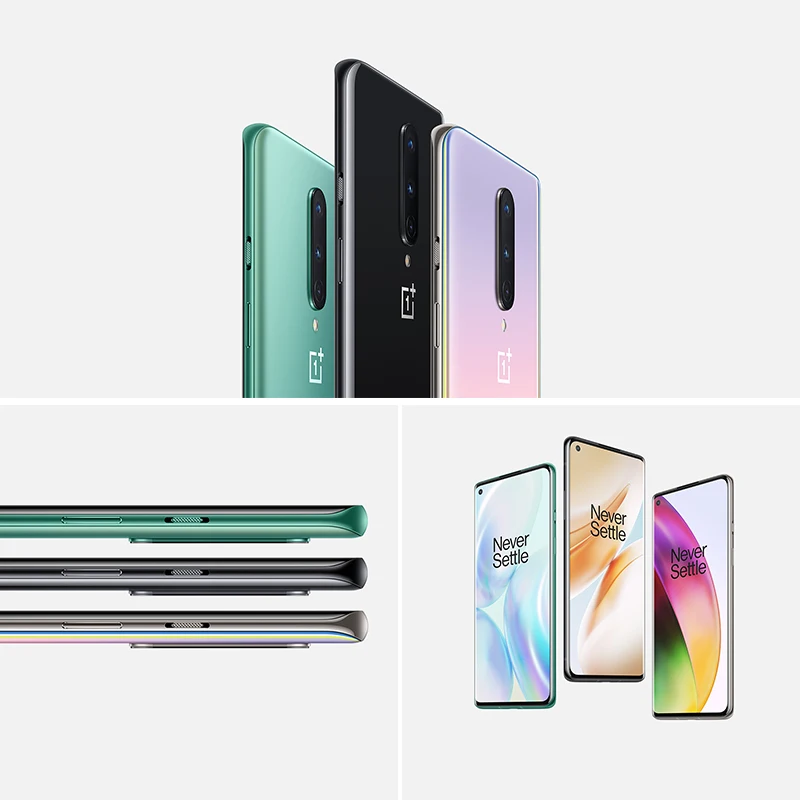 Phiên Bản Toàn Cầu OnePlus 8 5G 8GB 128GB Snapdragon 865 6.55 ''90Hz Chất Lưu Hiển Thị 48MP bộ Ba OnePlus Chính Thức Store NFC