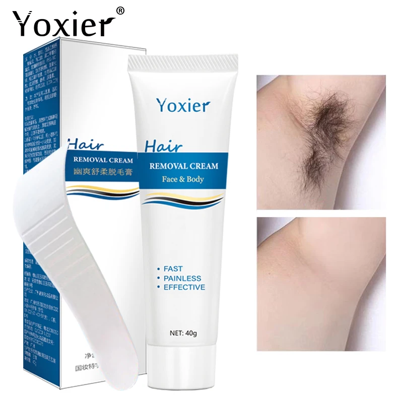 

Hair Removal Cream Painless Underarm Back Beard Bikini Legs Whole Body Non-Irritating Repair Nourish Fast Unisex Skin Care 40g