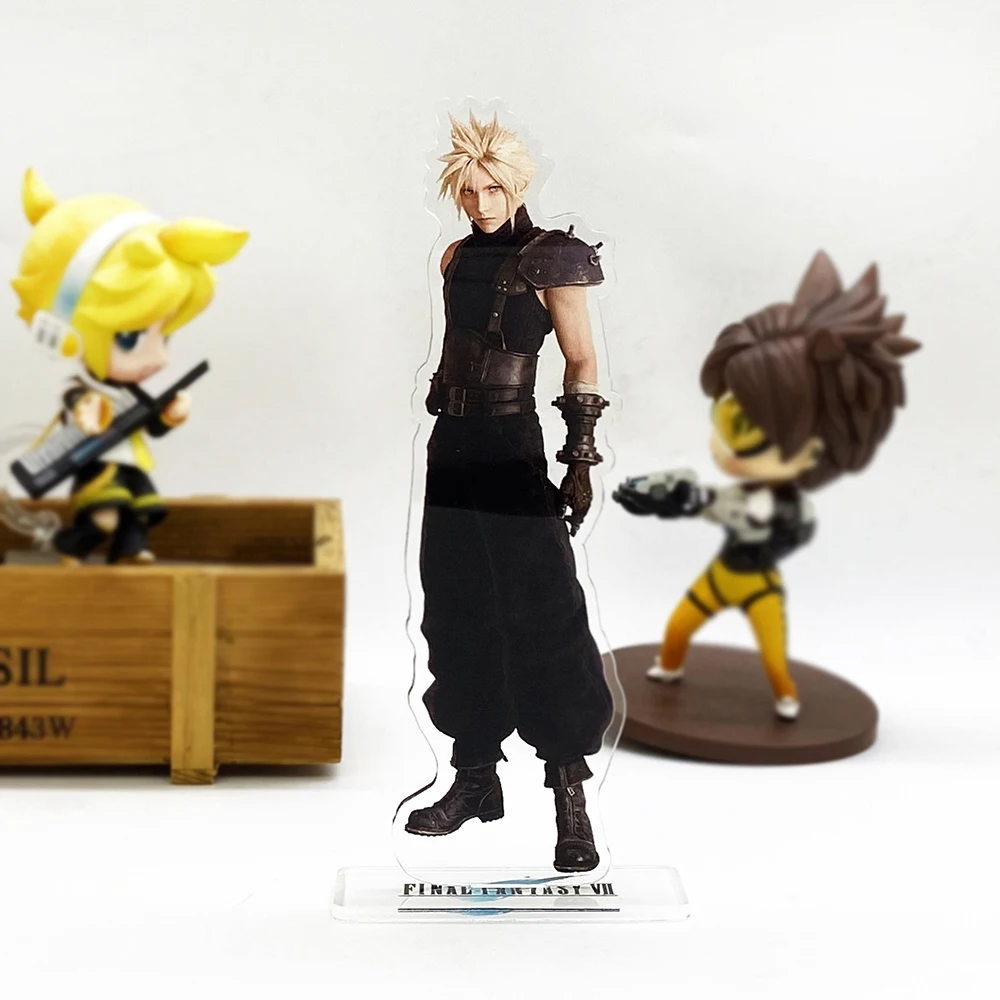 F FF7 VII 7 Remake RE Cloud Sephiroth Japón acrílico standee figuritas decoración de escritorio decoración de pasteles