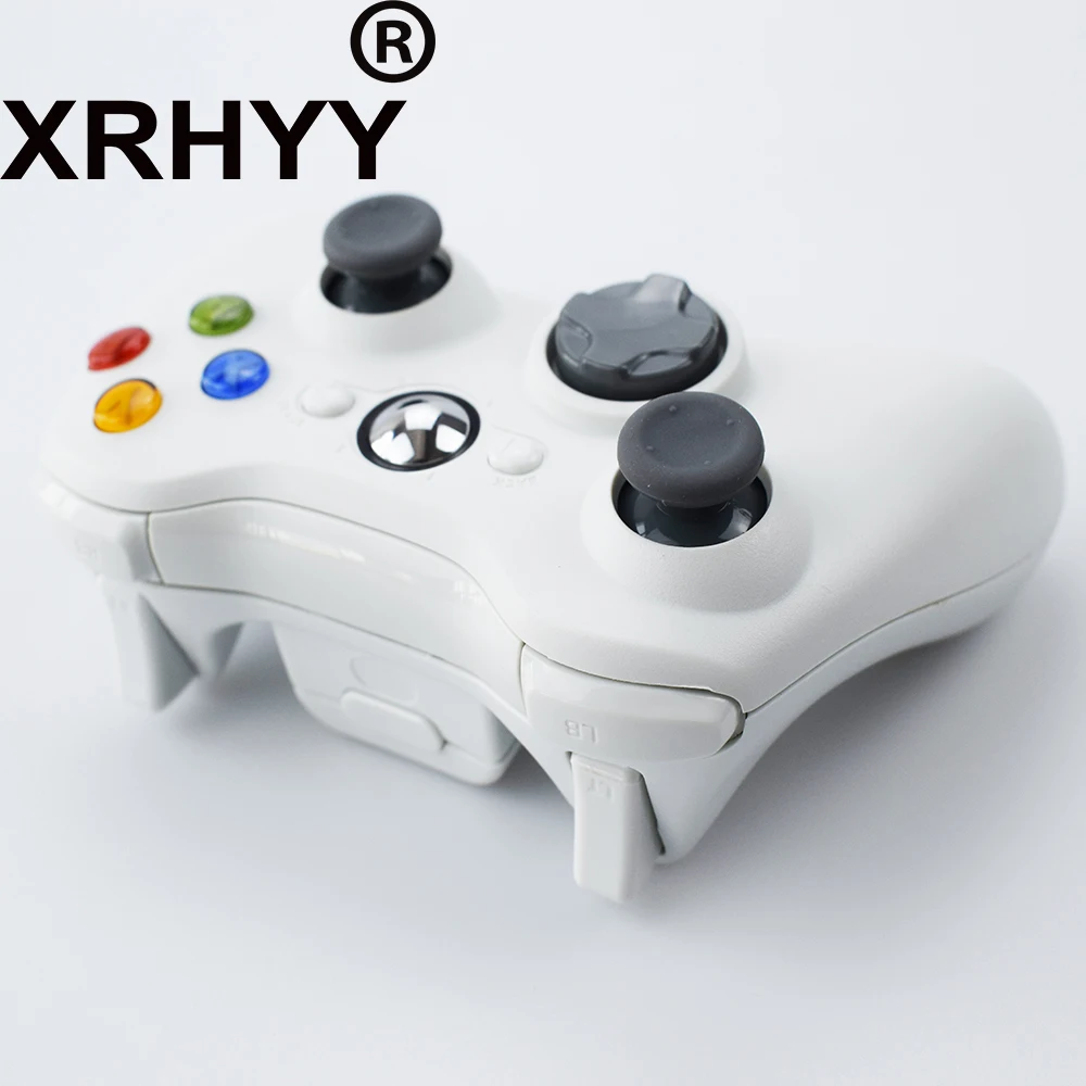 Xriy-controlador sem fio de xbox 360, 2.4ghz, controle remoto de videogame para xbox 360 slim e pc, windows 7,8,10