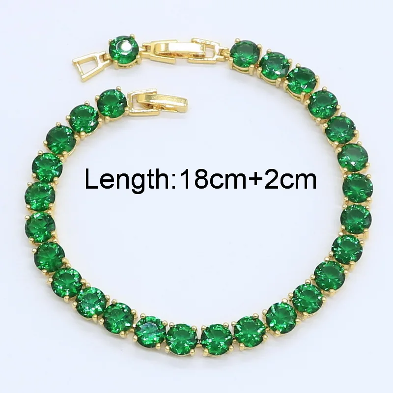 Water Drop Green Stones Gold Color Jewelry Set for Women with Bracelet Long Earrings Necklace Pendant Ring Birthday Gift