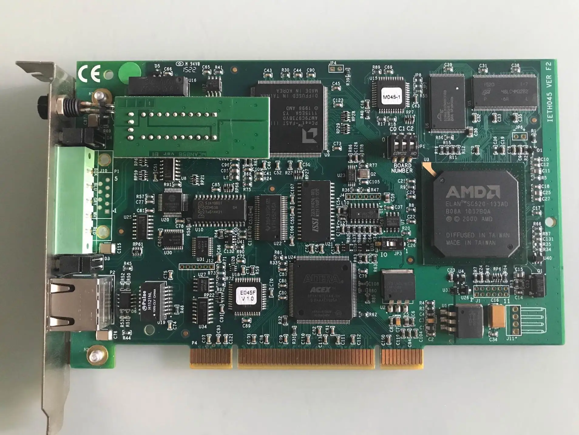 

Automation PCI network interface card 1120005030 PCU-ETHIO-EI V4.6.5 490-5054 REV 1.1.1.0 IETH045 VER F